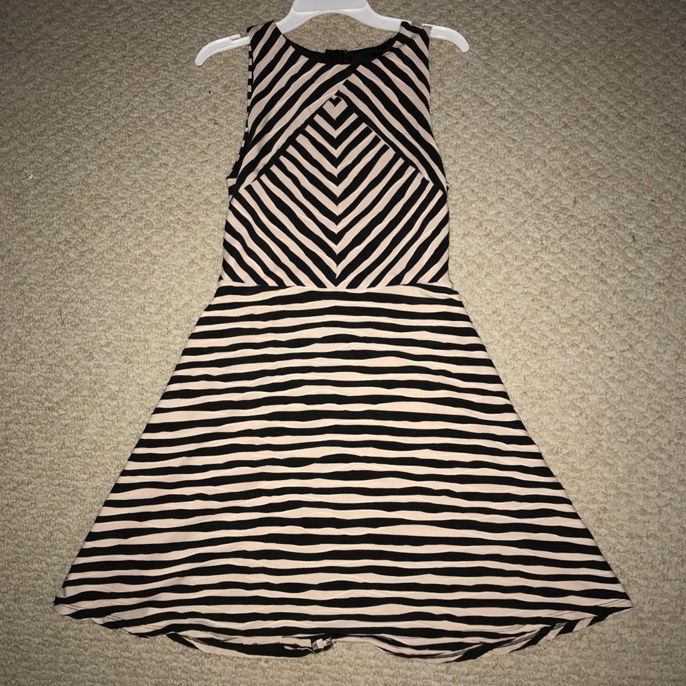 Black and white dress